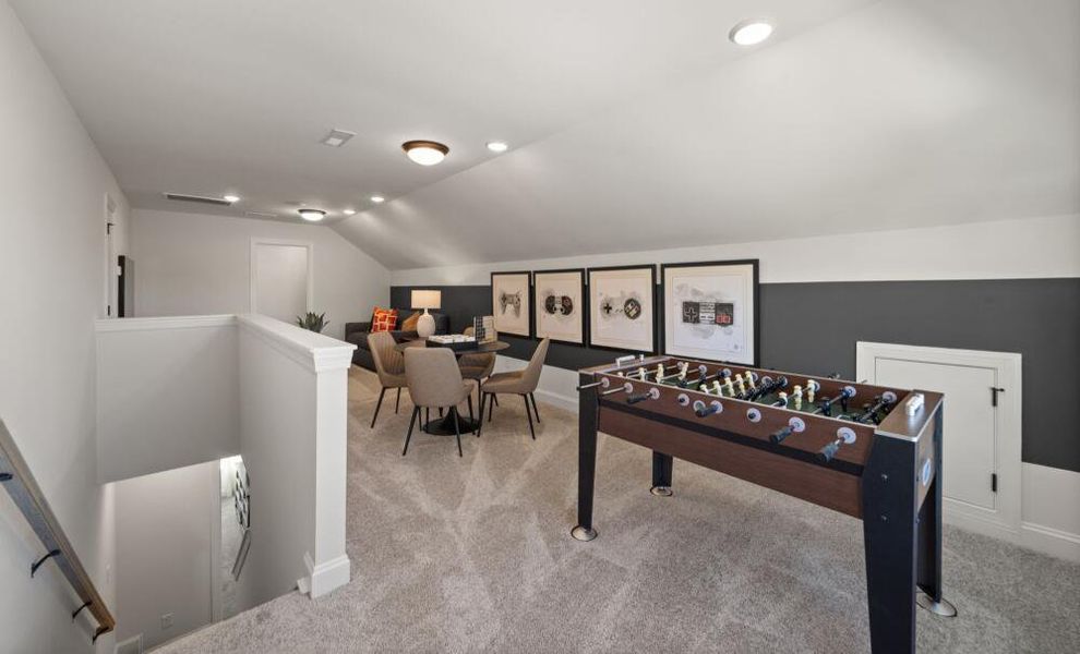 Furnished interior in a model home at Pisgah Park in Kernersville (Image 33).