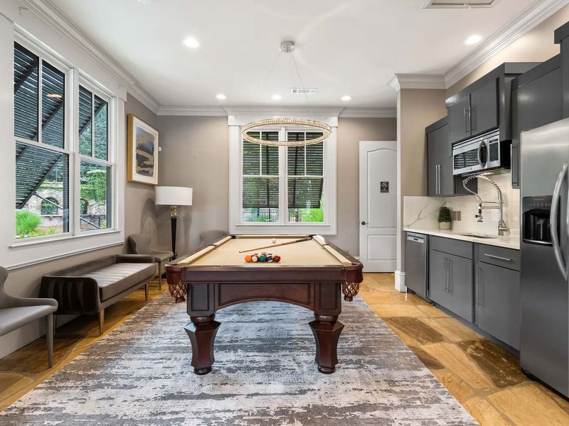 Furnished interior in a model home at The Village at Towne Lake in Woodstock (Image 31).