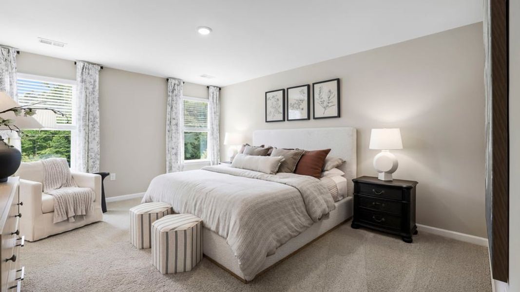 Furnished interior in a model home at Sherwood Gardens in Landrum (Image 35).