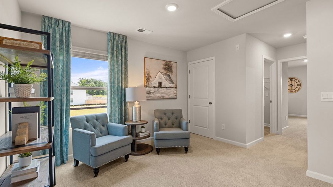 Furnished interior in a model home at Wrenfield at Chanticleer in North Augusta (Image 18). Furnished interior in a model home at Wrenfield at Chanticleer in North Augusta (Image 18).