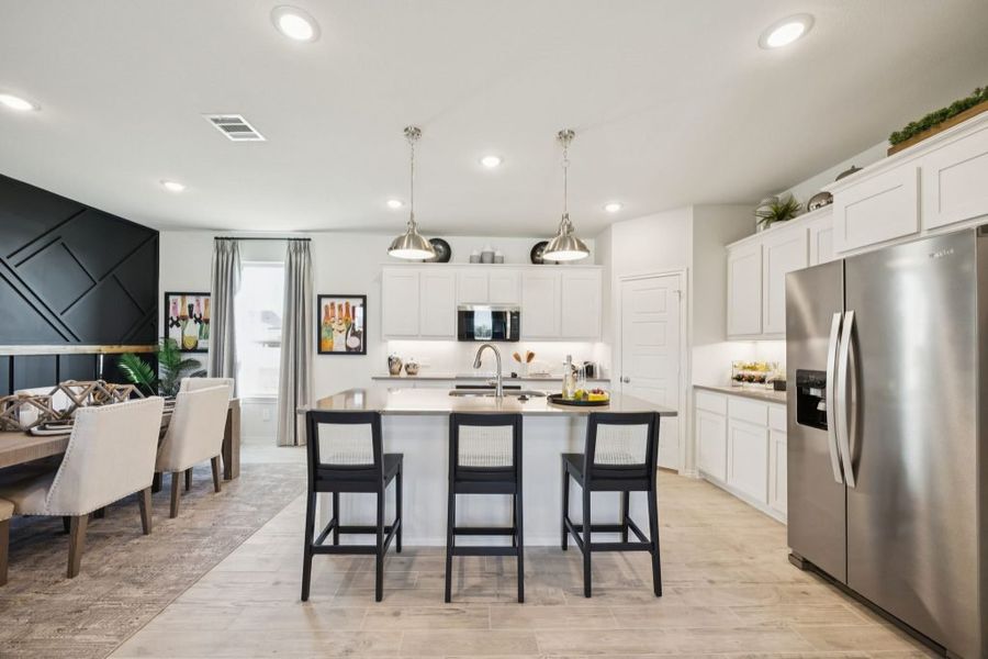 Furnished interior in a model home at Churchill in Anna (Image 8).