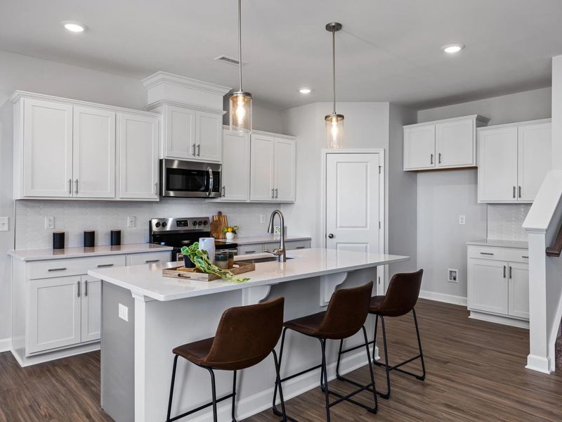Furnished interior in a model home at Woodland Crossing in Zebulon (Image 40). Furnished interior in a model home at Woodland Crossing in Zebulon (Image 40).
