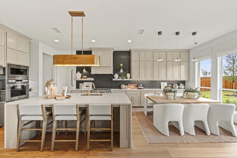 Furnished interior in a model home at Winding Creek in Rockwall (Image 8).