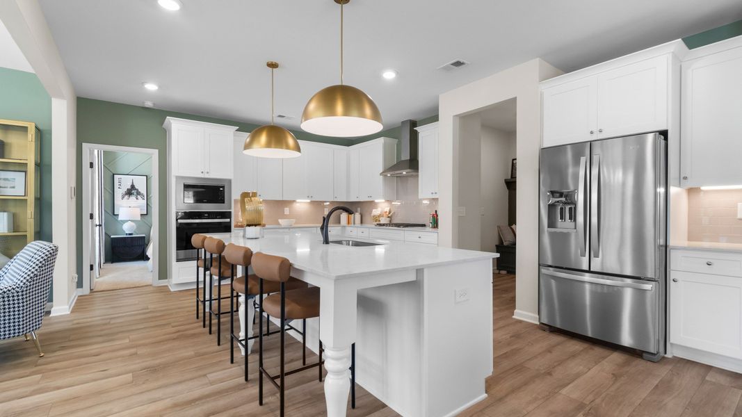 Furnished interior in a model home at Everson in Snellville (Image 8).