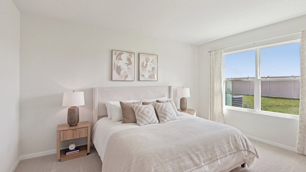 Furnished interior in a model home at Abbott Park in Zephyrhills (Image 35). Furnished interior in a model home at Abbott Park in Zephyrhills (Image 35).