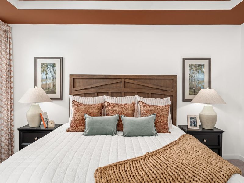 Furnished interior in a model home at Calista Farms in White House (Image 25). Furnished interior in a model home at Calista Farms in White House (Image 25).