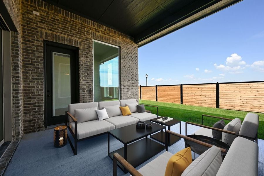 Exterior details of a home in The Ridge at Northlake 70s, Northlake (Image 32).