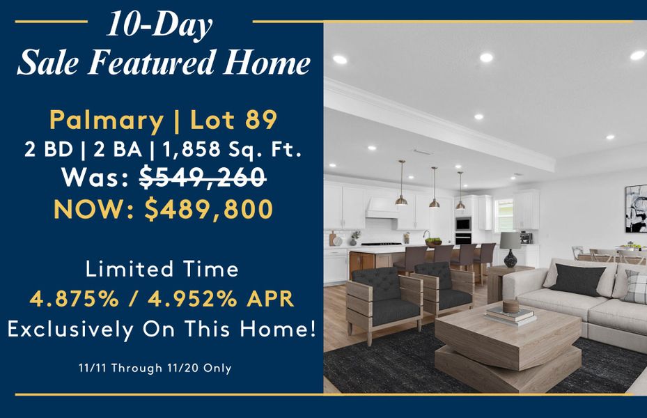 10-Day Sale Featured Home!