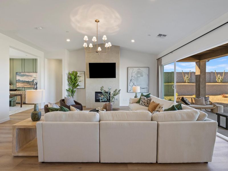 Furnished interior in a model home at Hidden Hills in Prescott (Image 11). Furnished interior in a model home at Hidden Hills in Prescott (Image 11).