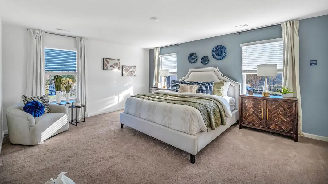 Furnished interior in a model home at Catlett Cove in Knoxville (Image 26). Furnished interior in a model home at Catlett Cove in Knoxville (Image 26).