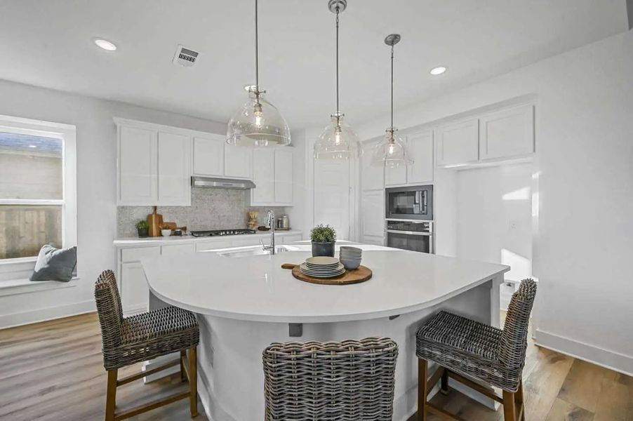 Furnished interior in a model home at Mantua Point: 40ft. lots in Van Alstyne (Image 6).