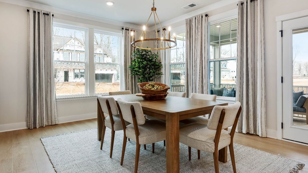 Furnished interior in a model home at Jasper Landing in Four Oaks (Image 42).