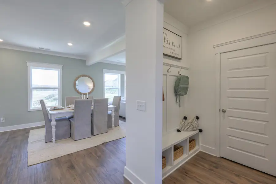 Furnished interior in a model home at Langford Farms in Gallatin (Image 24).