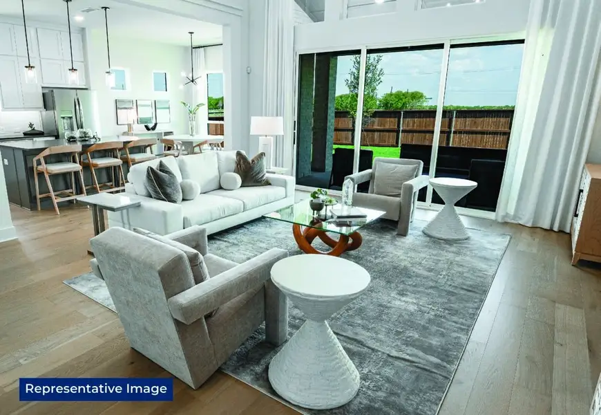 Furnished interior in a model home at LeTara in Haslet (Image 8). Furnished interior in a model home at LeTara in Haslet (Image 8).