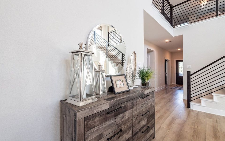 Furnished interior in a model home at The Grove in Sherman (Image 26).