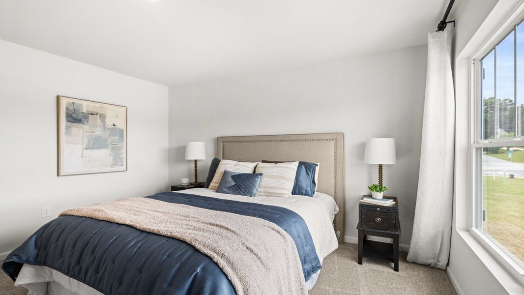 Furnished interior in a model home at Oakleigh Glen in Dallas (Image 18).