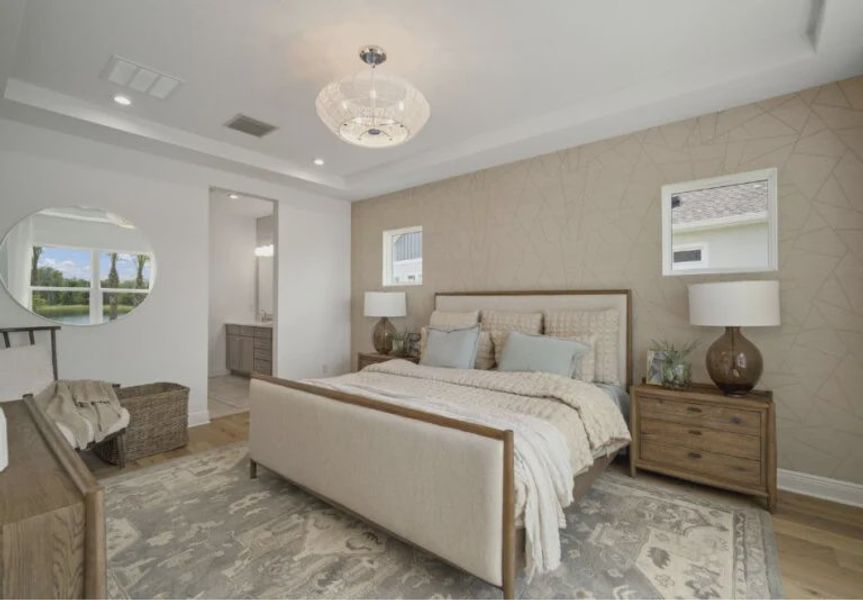 Furnished interior in a model home at Coasterra in Palmetto (Image 4).