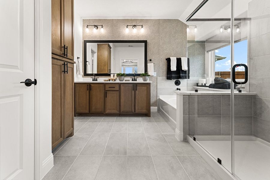 Furnished interior in a model home at Heartland in Heartland (Image 9).