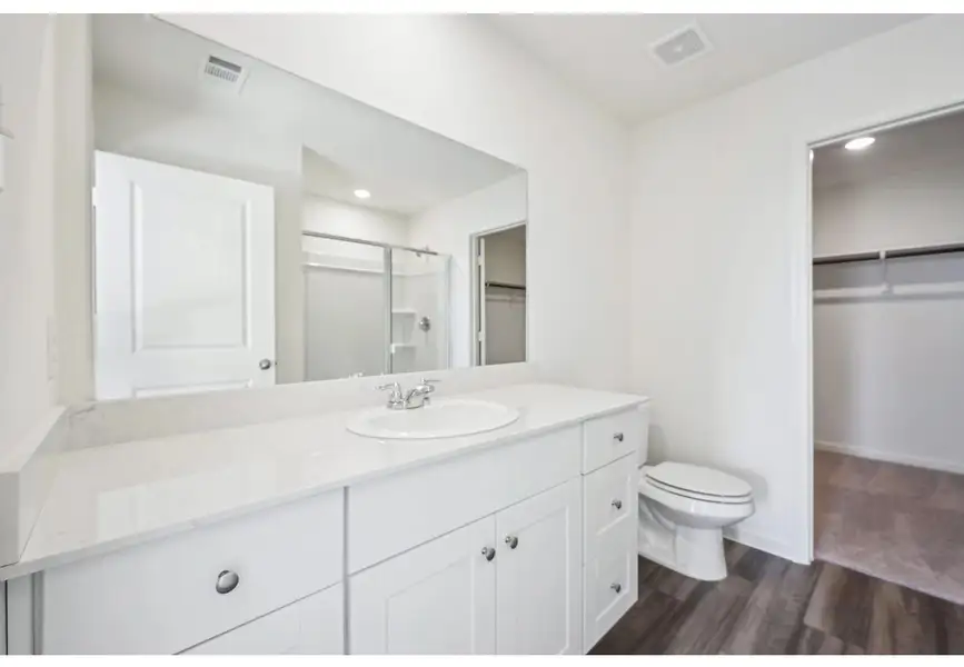 Furnished interior in a model home at Sutton Farms in San Antonio (Image 3). Furnished interior in a model home at Sutton Farms in San Antonio (Image 3).