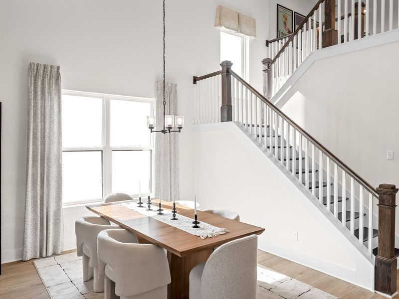 Furnished interior in a model home at Bradshaw Farms in Mount Juliet (Image 24).