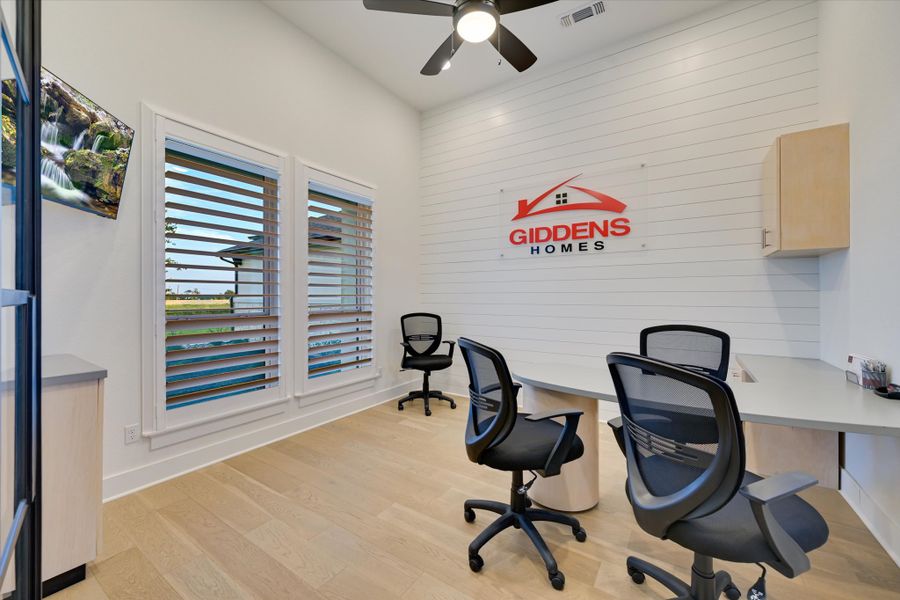 Furnished interior in a model home at Leander Estates in Leander (Image 8).