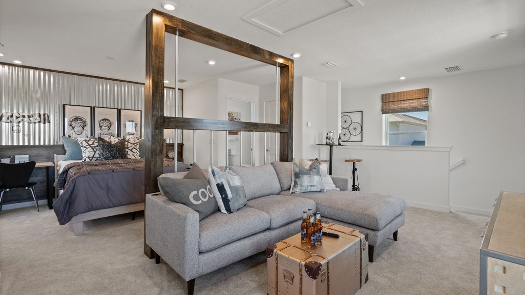 Trinity Place Staged Model Ambersweet Loft Area by DRB Homes in Saint Cloud FL Trinity Place Staged Model Ambersweet Loft Area by DRB Homes in Saint Cloud FL