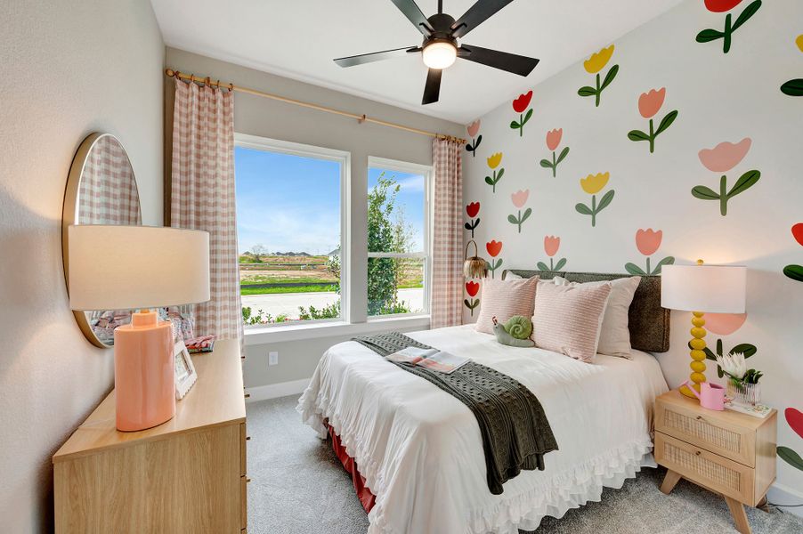 Furnished interior in a model home at Sienna - Landmark Row Collection in Missouri City (Image 28).