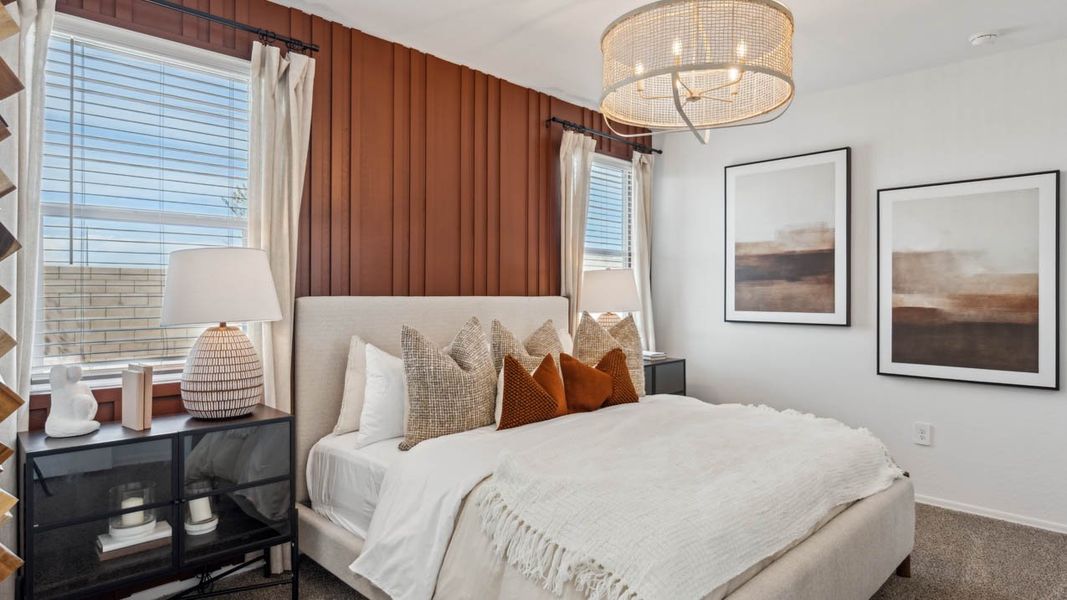 Furnished interior in a model home at Elena Trails in Maricopa (Image 15).