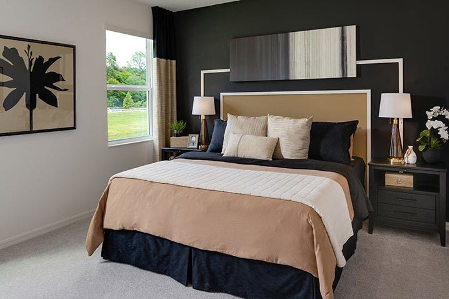 Furnished interior in a model home at Liberty Station Single Family in Orange City (Image 8). Furnished interior in a model home at Liberty Station Single Family in Orange City (Image 8).