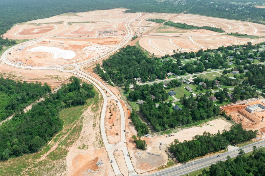 Site preparation and early development at Grand Magnolia in Waller, TX (Image 67).