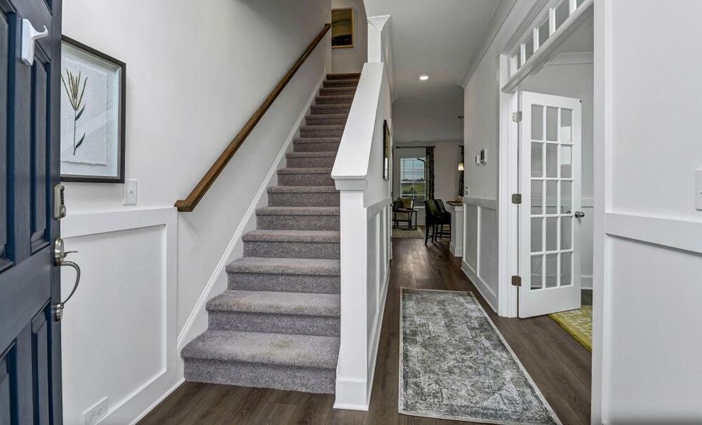 Furnished interior in a model home at Ferry Grove in Lexington (Image 6).