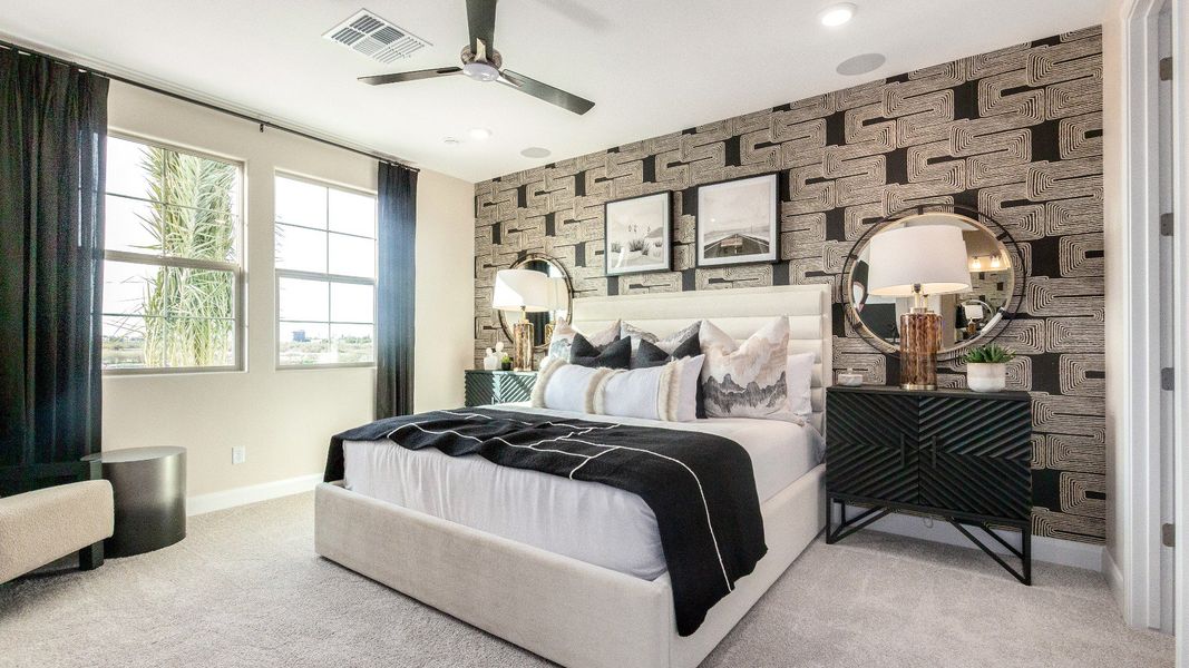 Furnished interior in a model home at Surprise City Center in Surprise (Image 21).