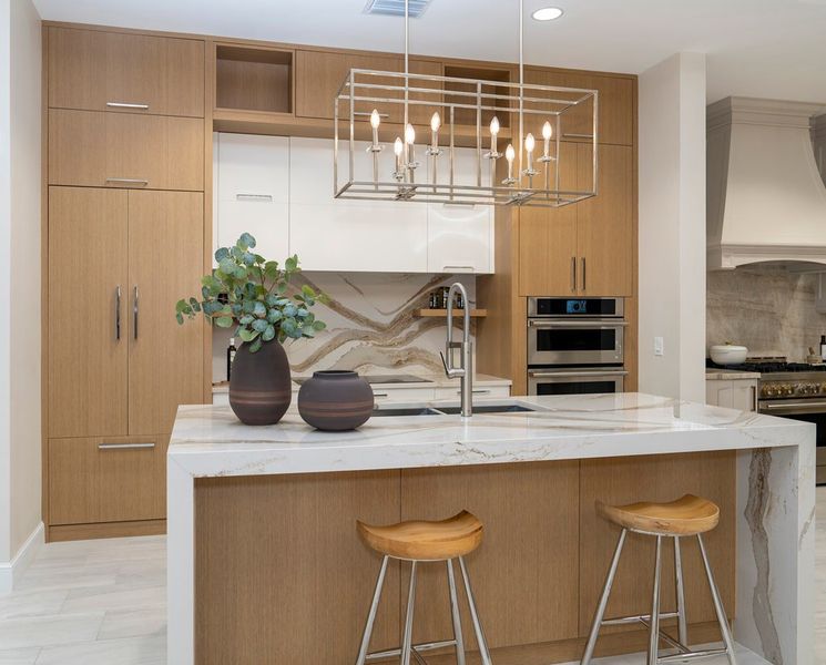 Furnished interior in a model home at Palma Del Lago in Miami Lakes (Image 14).