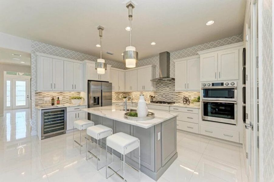 Furnished interior in a model home at The Willows in Parrish (Image 35). Furnished interior in a model home at The Willows in Parrish (Image 35).