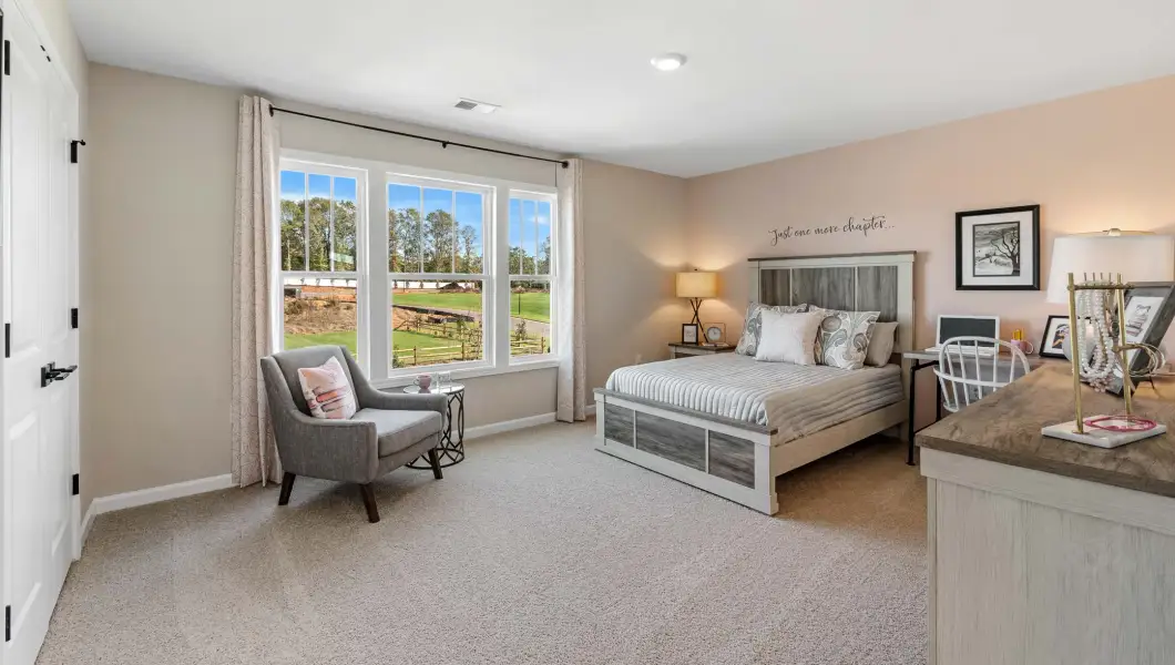 Furnished interior in a model home at North Highway 101 in Greer (Image 26).