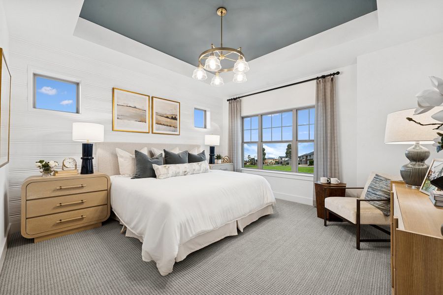 Furnished interior in a model home at Goodland – Garden Series in Grand Prairie (Image 11).