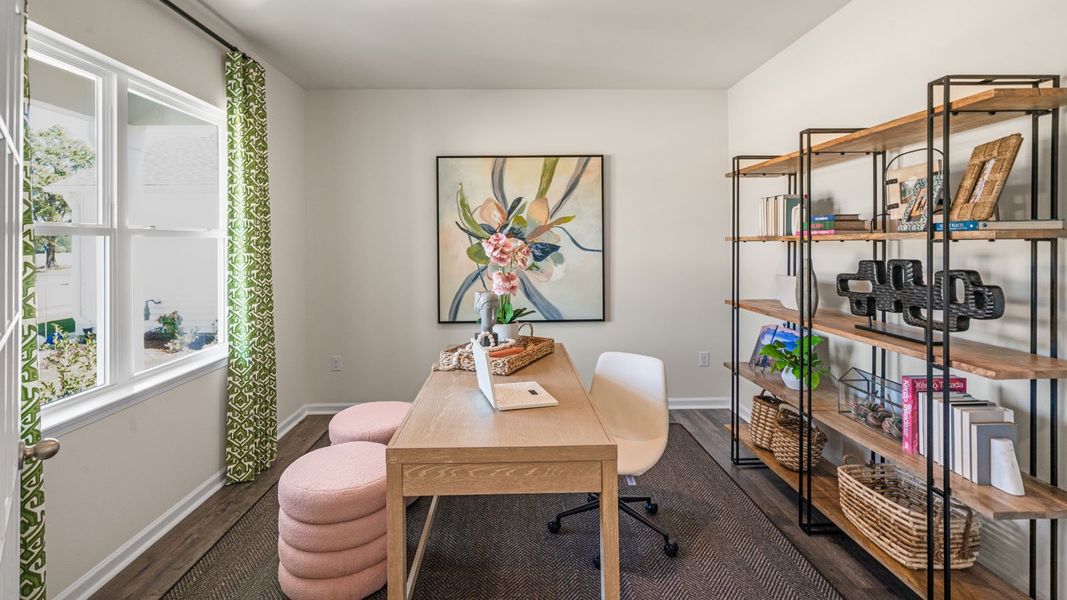 Furnished interior in a model home at Baker Farm in Youngsville (Image 6).