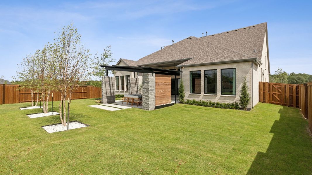Exterior details of a home in Windsong Ranch 71' Series, Prosper (Image 34).
