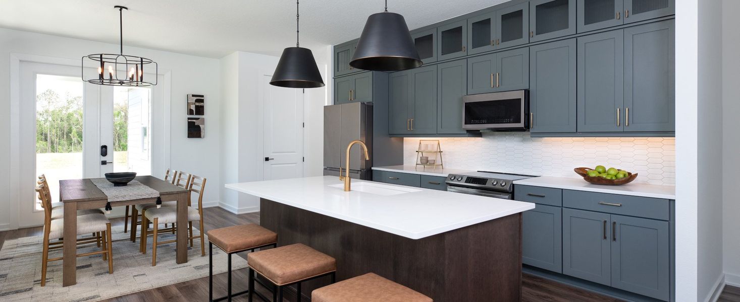 Furnished interior in a model home at Ellington Classical in St. Cloud (Image 4).