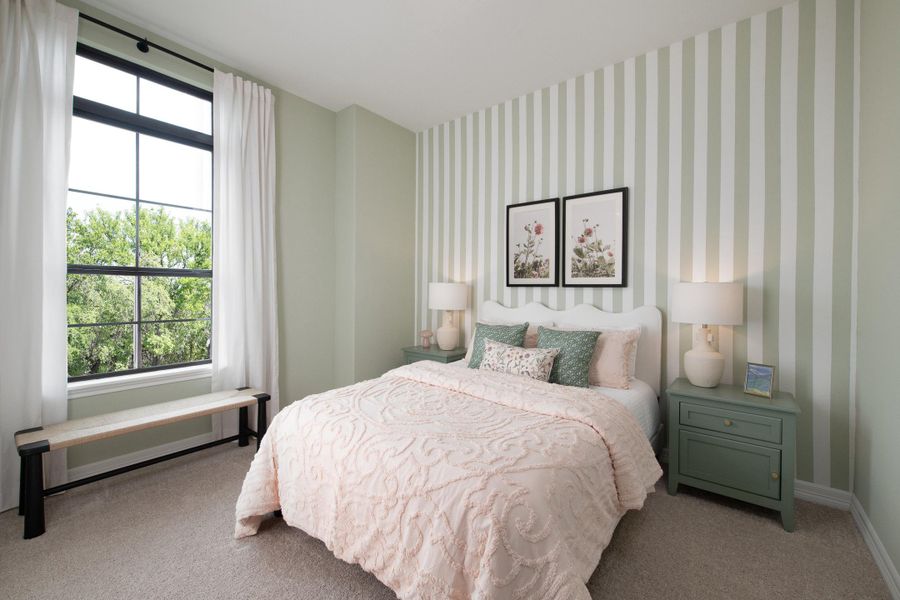 Furnished interior in a model home at Brookewater in Rosenberg (Image 15).