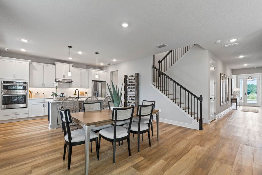 Dining Open to Kitchen