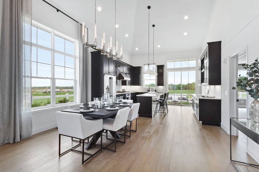 Furnished interior in a model home at Ferncliff at Cotswold in Charlotte (Image 6).