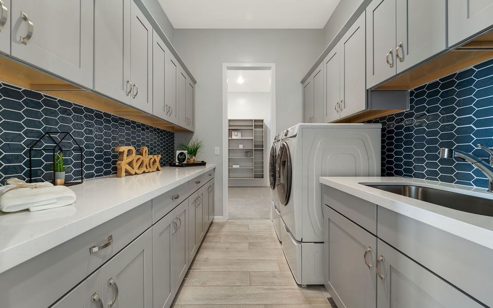 Furnished interior in a model home at Heritage Pointe in Chino Valley (Image 36).