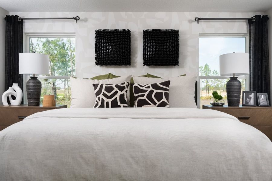 Furnished interior in a model home at Davis Landing in Wimauma (Image 5).