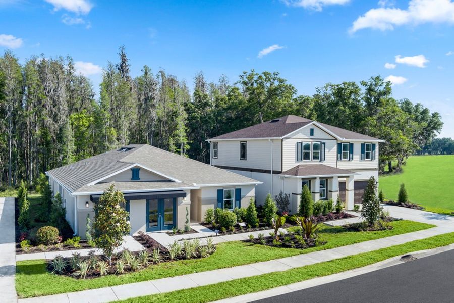 Front exterior of a home in the River Run II community, located in Zephyrhills, FL (Image 10). Front exterior of a home in the River Run II community, located in Zephyrhills, FL (Image 10).