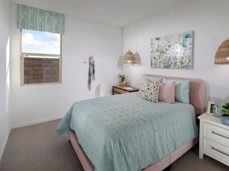 Furnished interior in a model home at San Tan Groves - Classic Series in San Tan Valley (Image 17).