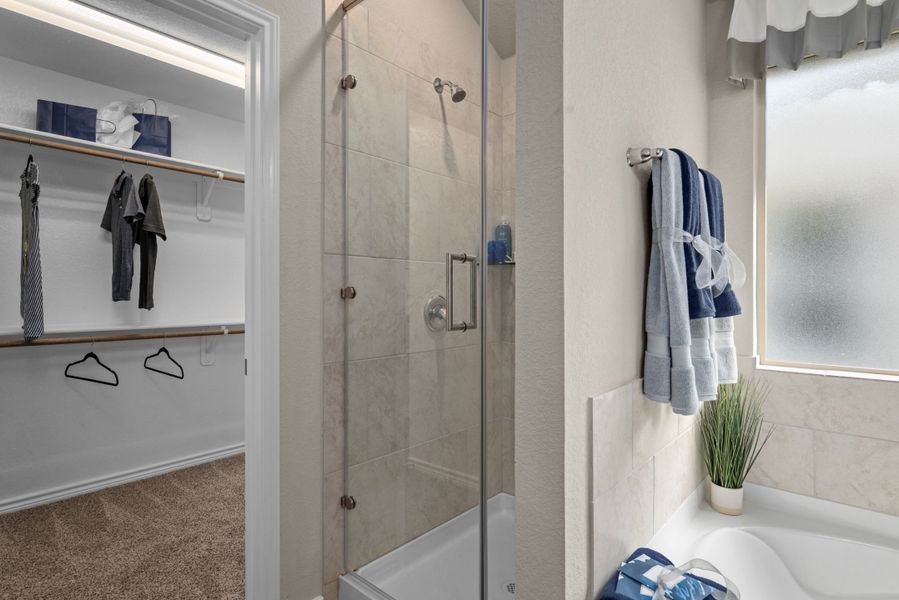 Furnished interior in a model home at Southern Pointe in College Station (Image 27). Furnished interior in a model home at Southern Pointe in College Station (Image 27).