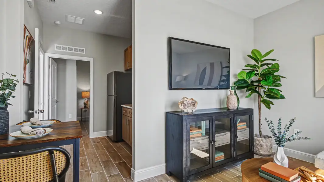 Furnished interior in a model home at Woodland Ranch in Lake Wales (Image 6).