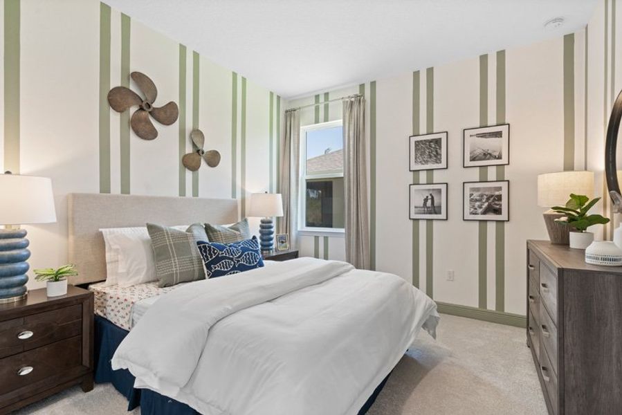 Furnished interior in a model home at Spirit Of Sebastian in Sebastian (Image 40). Furnished interior in a model home at Spirit Of Sebastian in Sebastian (Image 40).
