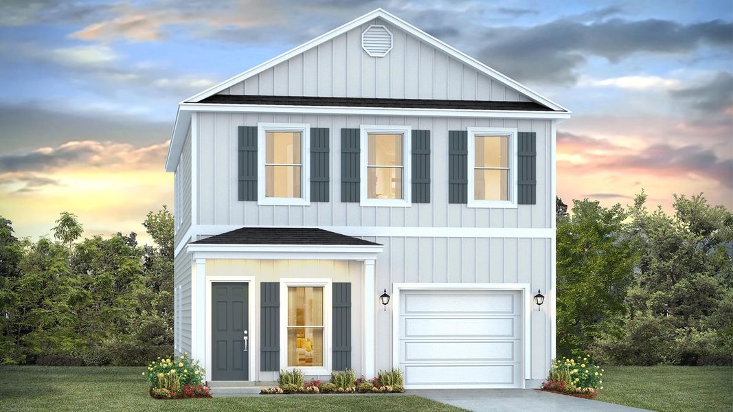 Front exterior of a home in the Sanctuary Beach community, located in Panama City Beach, FL (Image 17).